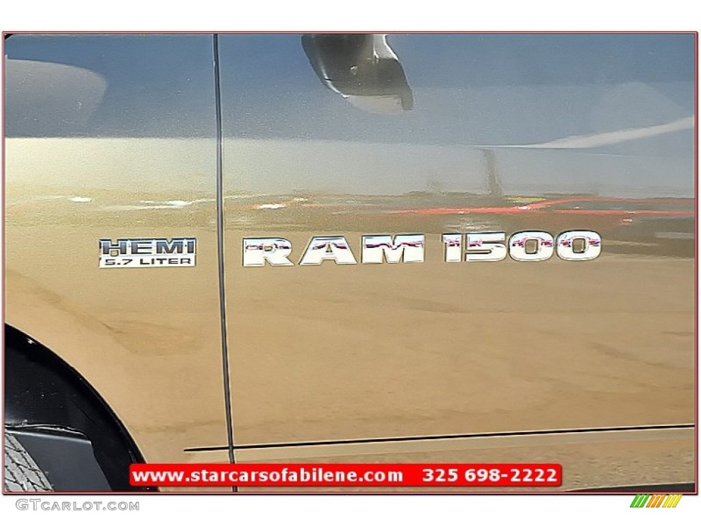 2012 Ram 1500 Lone Star Quad Cab 4x4 - Sagebrush Pearl / Light Pebble Beige/Bark Brown photo #2