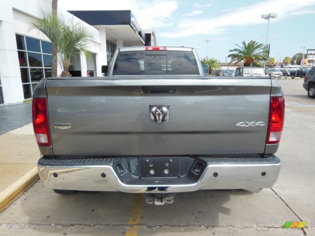 2010 Ram 3500 Laramie Crew Cab 4x4 Dually - Mineral Gray Metallic / Dark Slate photo #3