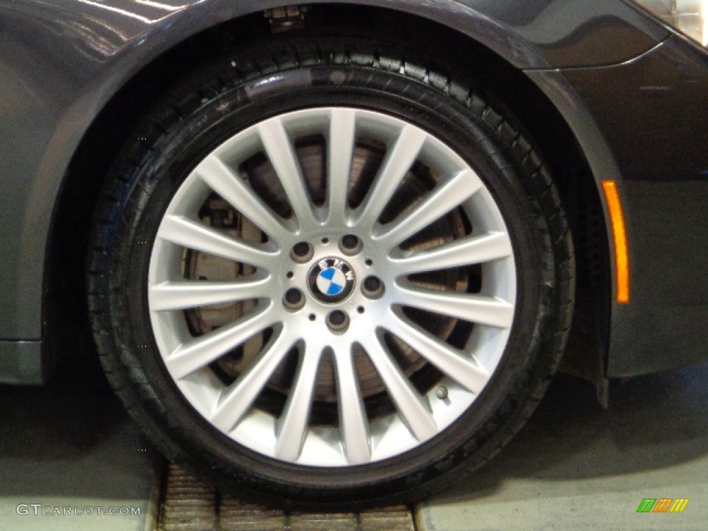 2012 7 Series 750i xDrive Sedan - Dark Graphite Metallic / Black photo #31