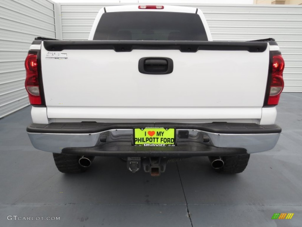 2005 Silverado 1500 Z71 Crew Cab 4x4 - Summit White / Dark Charcoal photo #4