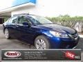 2013 Obsidian Blue Pearl Honda Accord LX Sedan  photo #1