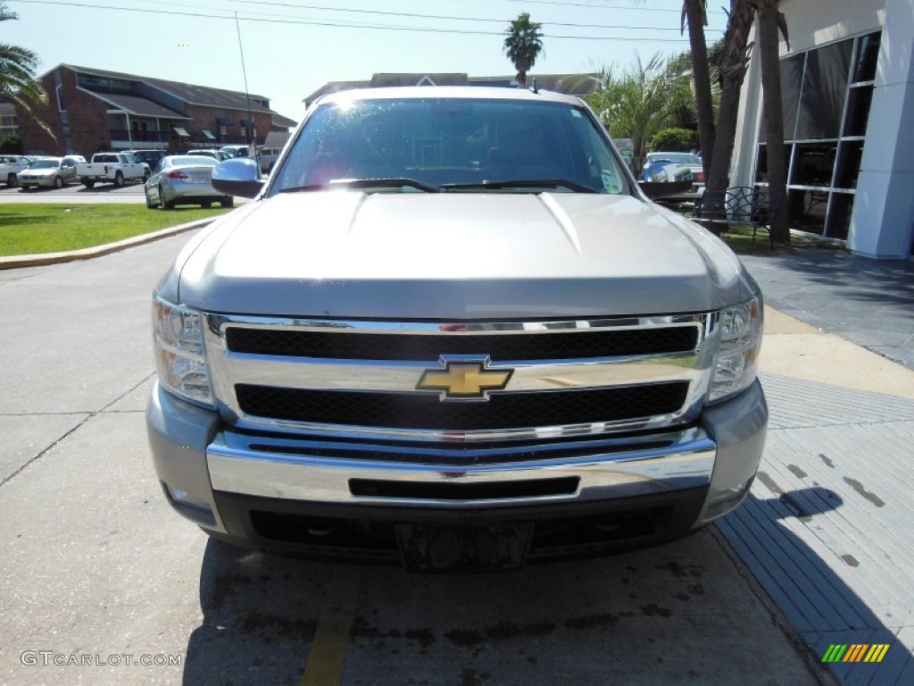 2009 Silverado 1500 LT Crew Cab - Silver Birch Metallic / Light Titanium photo #2