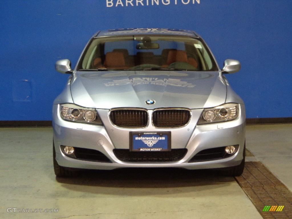 2011 3 Series 328i xDrive Sedan - Blue Water Metallic / Chestnut Brown Dakota Leather photo #2