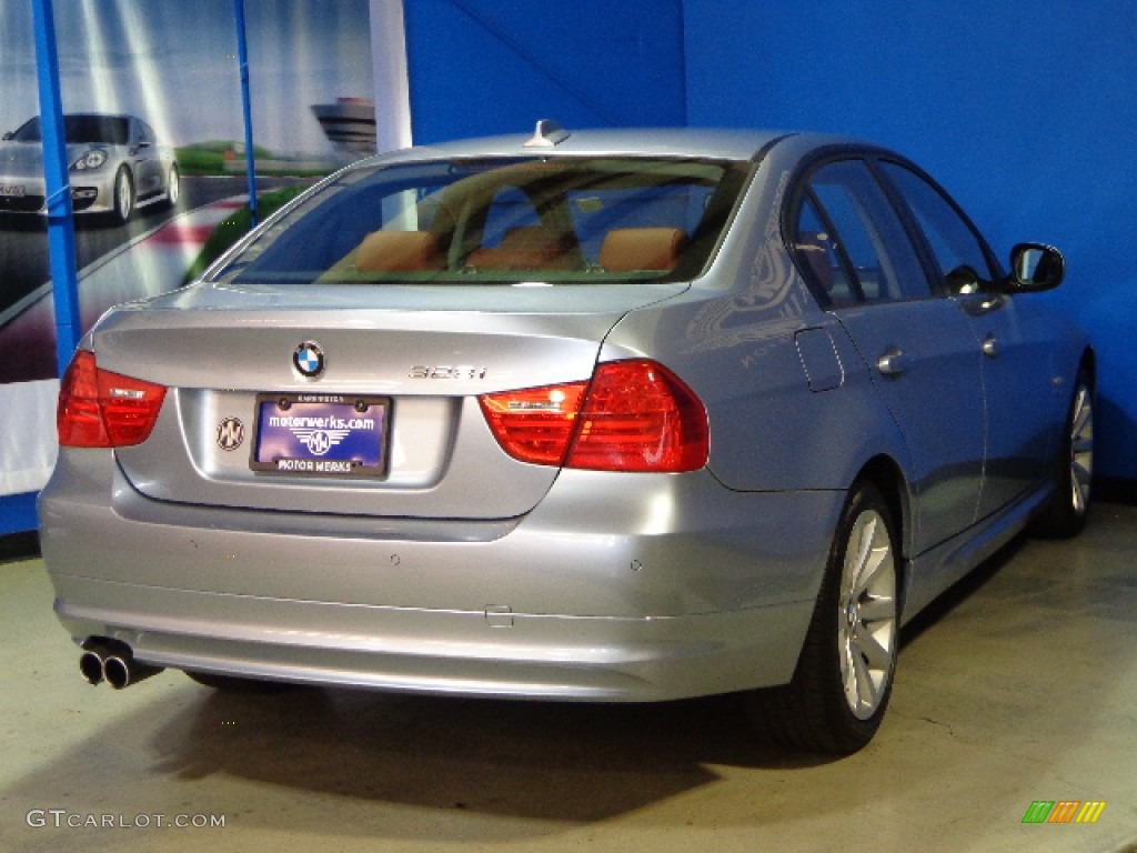 2011 3 Series 328i xDrive Sedan - Blue Water Metallic / Chestnut Brown Dakota Leather photo #9
