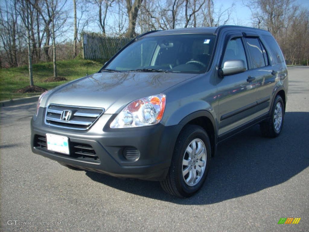2005 CR-V EX 4WD - Pewter Pearl / Black photo #7