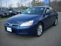 2006 Sapphire Blue Pearl Honda Accord EX-L V6 Sedan  photo #7