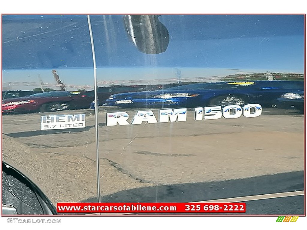 2012 Ram 1500 Lone Star Quad Cab 4x4 - Black / Light Pebble Beige/Bark Brown photo #2