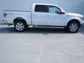 White Platinum Metallic Tri-Coat - F150 Lariat SuperCrew 4x4 Photo No. 2