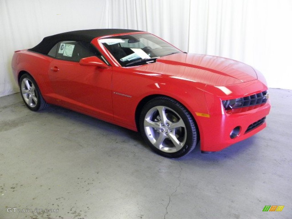 2013 Camaro LT/RS Convertible - Victory Red / Black photo #1