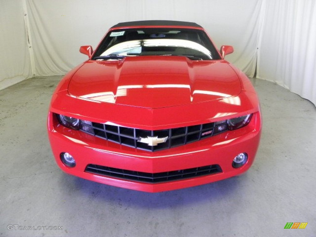 2013 Camaro LT/RS Convertible - Victory Red / Black photo #2