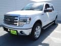 White Platinum Metallic Tri-Coat - F150 Lariat SuperCrew 4x4 Photo No. 6