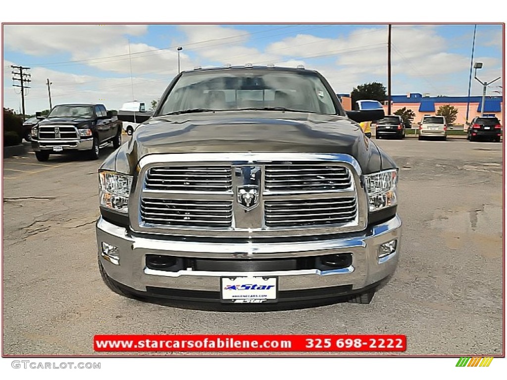 2012 Ram 3500 HD Laramie Crew Cab 4x4 Dually - Sagebrush Pearl / Light Pebble Beige/Bark Brown photo #11