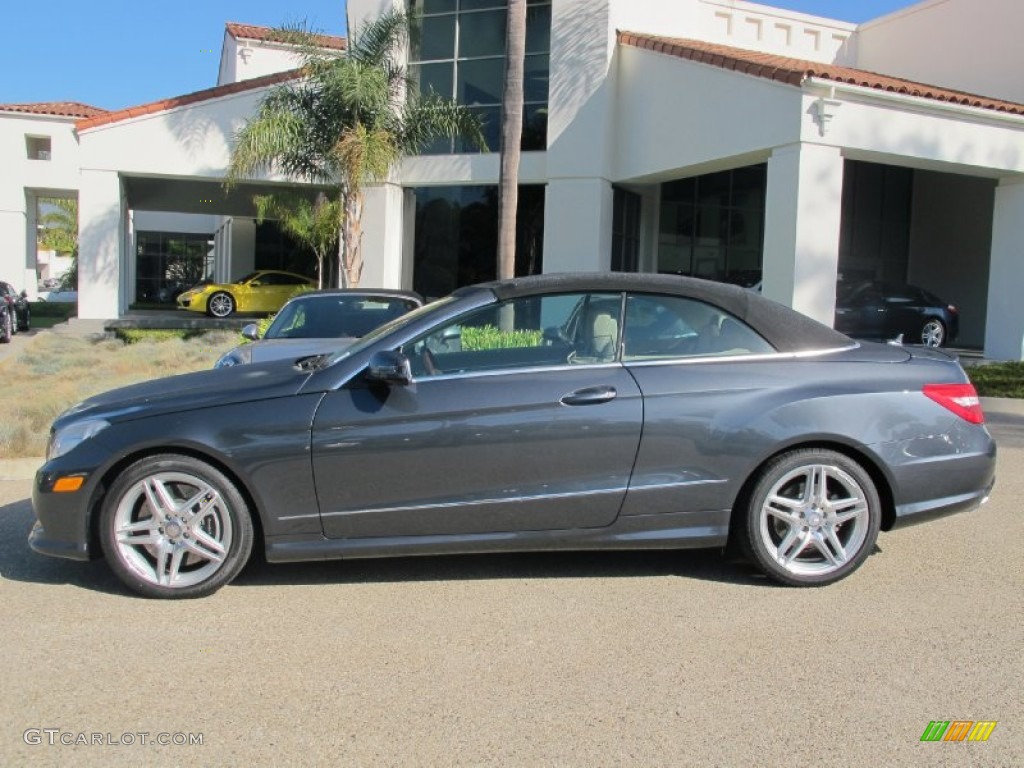 Steel Grey Metallic 2013 Mercedes-Benz E 550 Cabriolet Exterior Photo #71896935