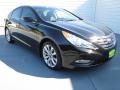 2013 Midnight Black Hyundai Sonata SE  photo #1