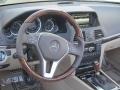 Almond/Mocha 2013 Mercedes-Benz E 550 Cabriolet Steering Wheel