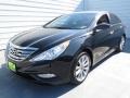 2013 Midnight Black Hyundai Sonata SE  photo #6