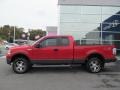 Bright Red 2006 Ford F150 FX4 SuperCab 4x4 Exterior