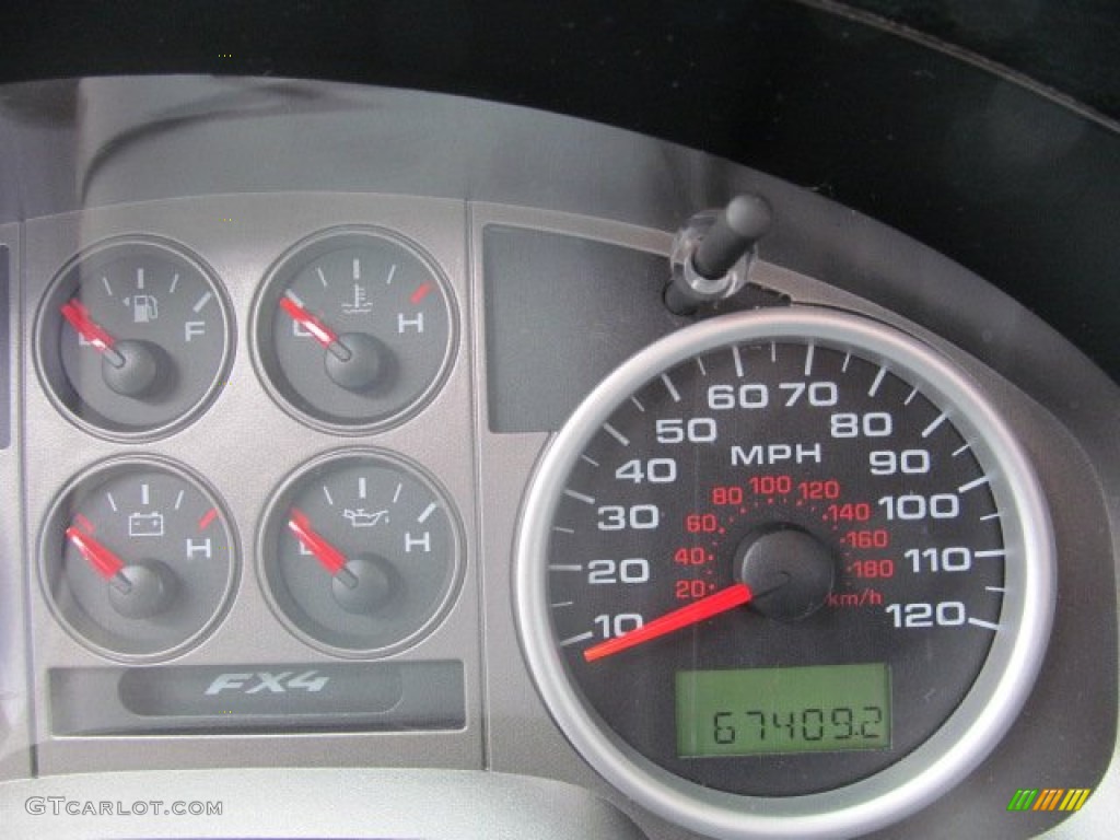 2006 F150 FX4 SuperCab 4x4 - Bright Red / Medium Flint photo #25
