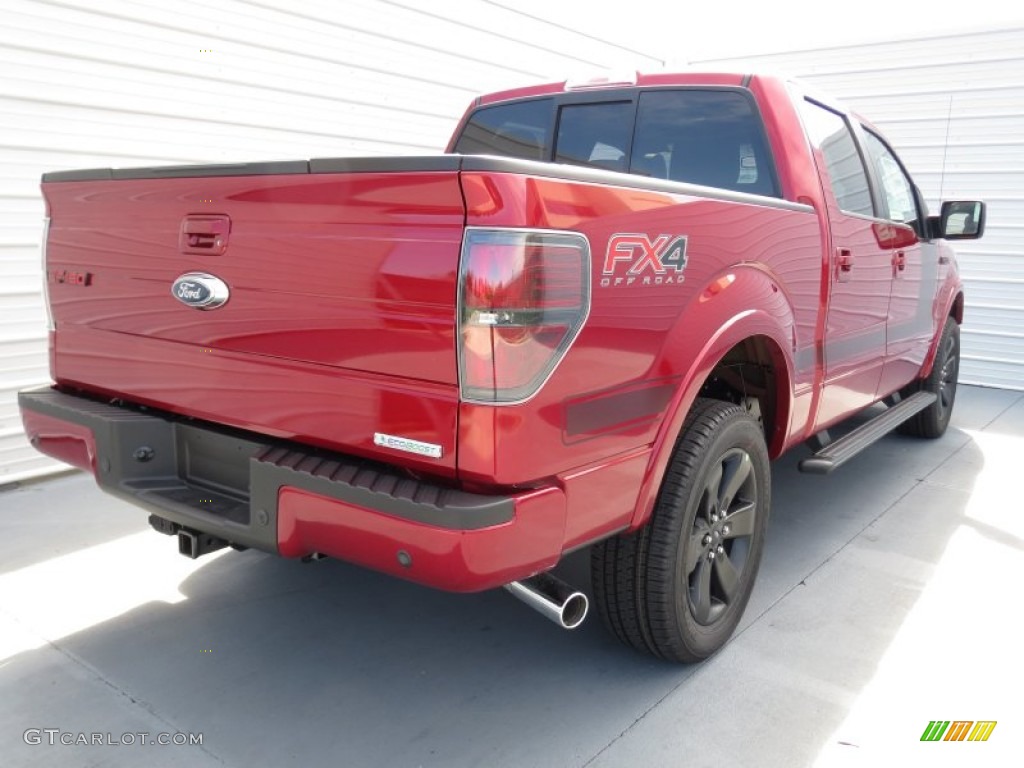 Ruby Red Metallic 2013 Ford F150 FX4 SuperCrew 4x4 Exterior Photo #71898513