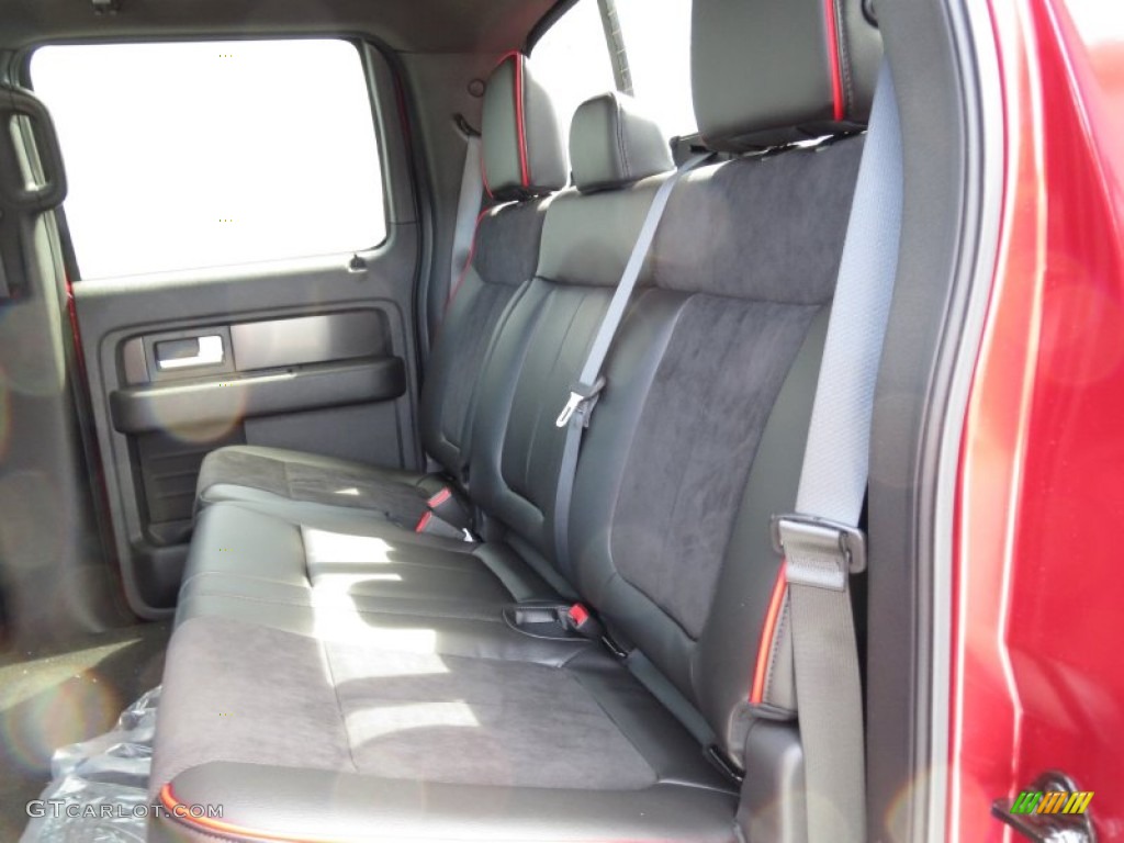 FX Sport Appearance Black/Red Interior 2013 Ford F150 FX4 SuperCrew 4x4 Photo #71898864
