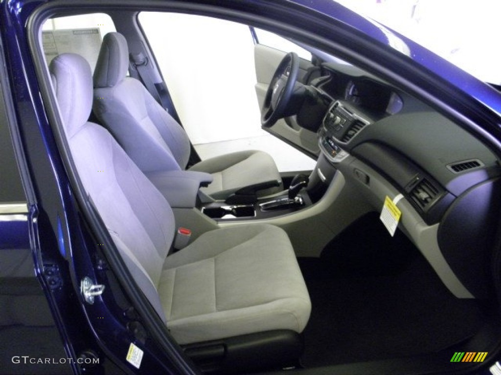 2013 Accord EX Sedan - Obsidian Blue Pearl / Gray photo #28