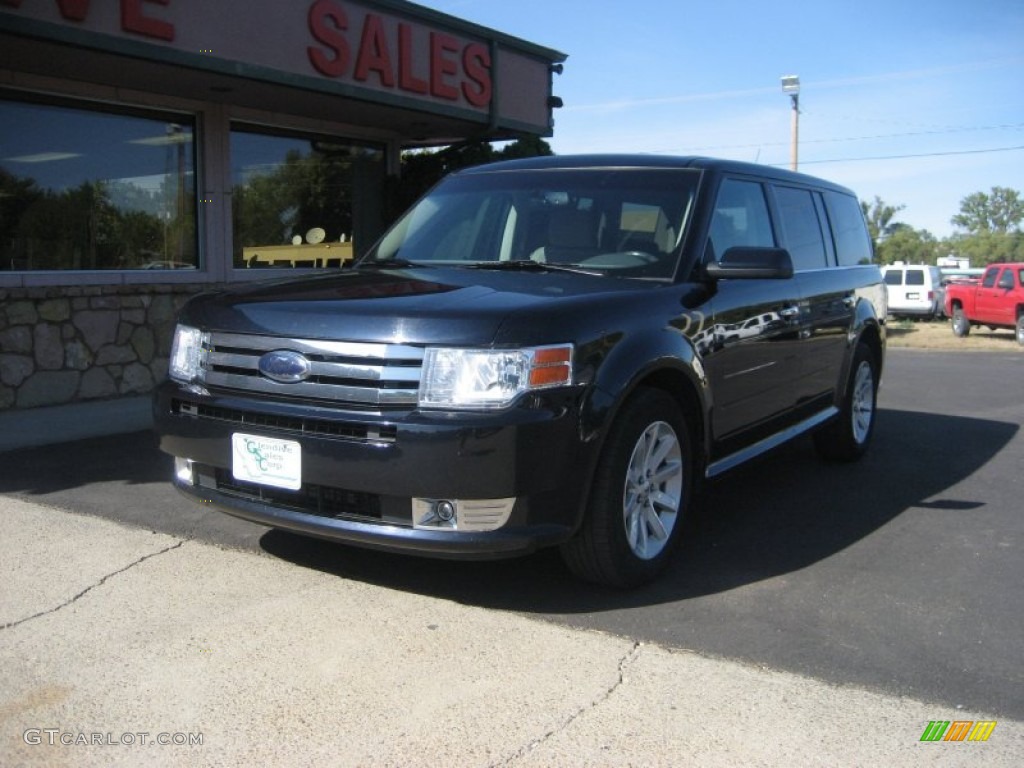 2010 Flex SEL AWD - Dark Ink Blue Metallic / Medium Light Stone photo #1