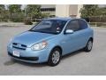 2011 Ice Blue Hyundai Accent GS 3 Door  photo #2