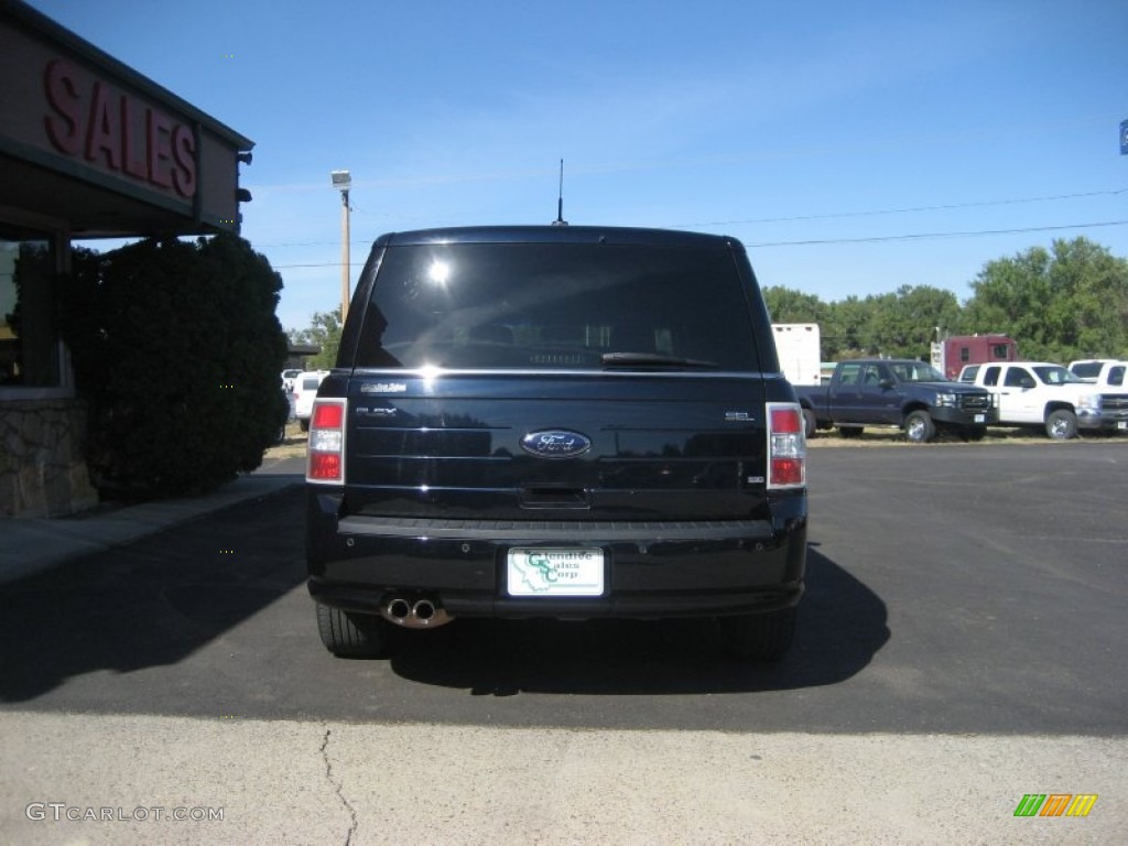 2010 Flex SEL AWD - Dark Ink Blue Metallic / Medium Light Stone photo #11