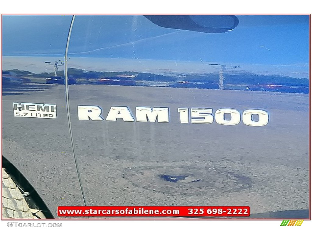 2012 Ram 1500 Express Quad Cab 4x4 - True Blue Pearl / Dark Slate Gray/Medium Graystone photo #3