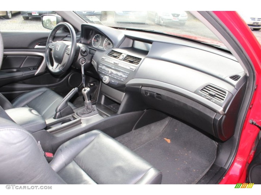 Black Interior 2010 Honda Accord EX-L Coupe Photo #71899716