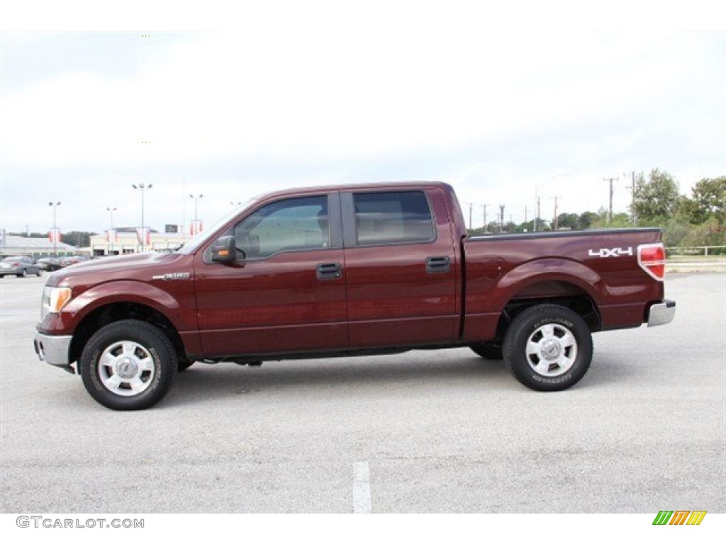 Royal Red Metallic 2010 Ford F150 XLT SuperCrew 4x4 Exterior Photo #71899749