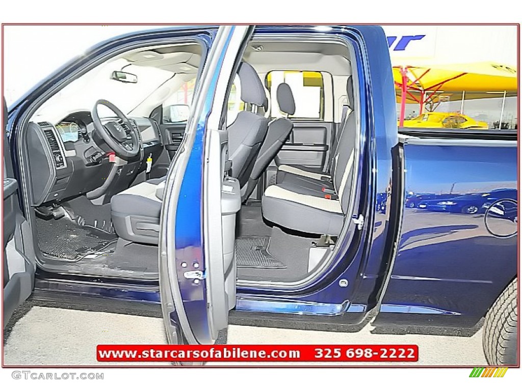 2012 Ram 1500 Express Quad Cab 4x4 - True Blue Pearl / Dark Slate Gray/Medium Graystone photo #20