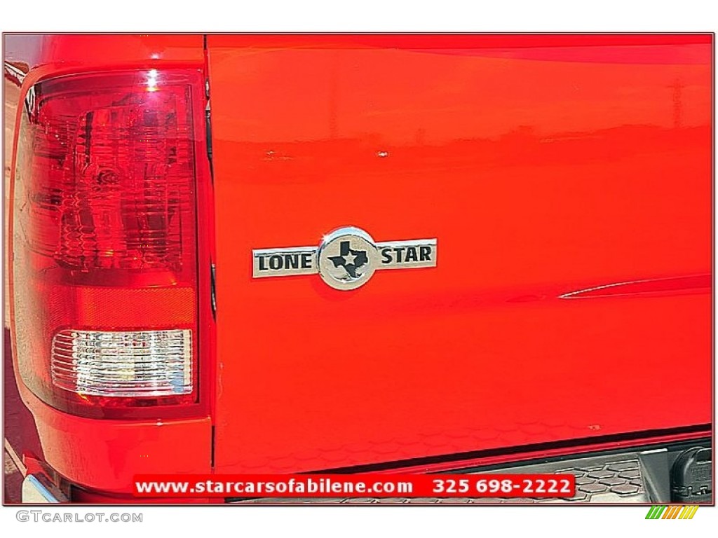 2012 Ram 1500 Lone Star Quad Cab 4x4 - Flame Red / Dark Slate Gray/Medium Graystone photo #5