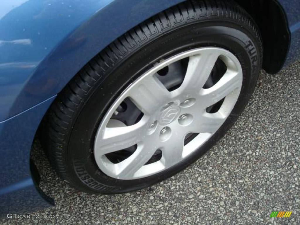 2006 Civic LX Coupe - Atomic Blue Metallic / Gray photo #9