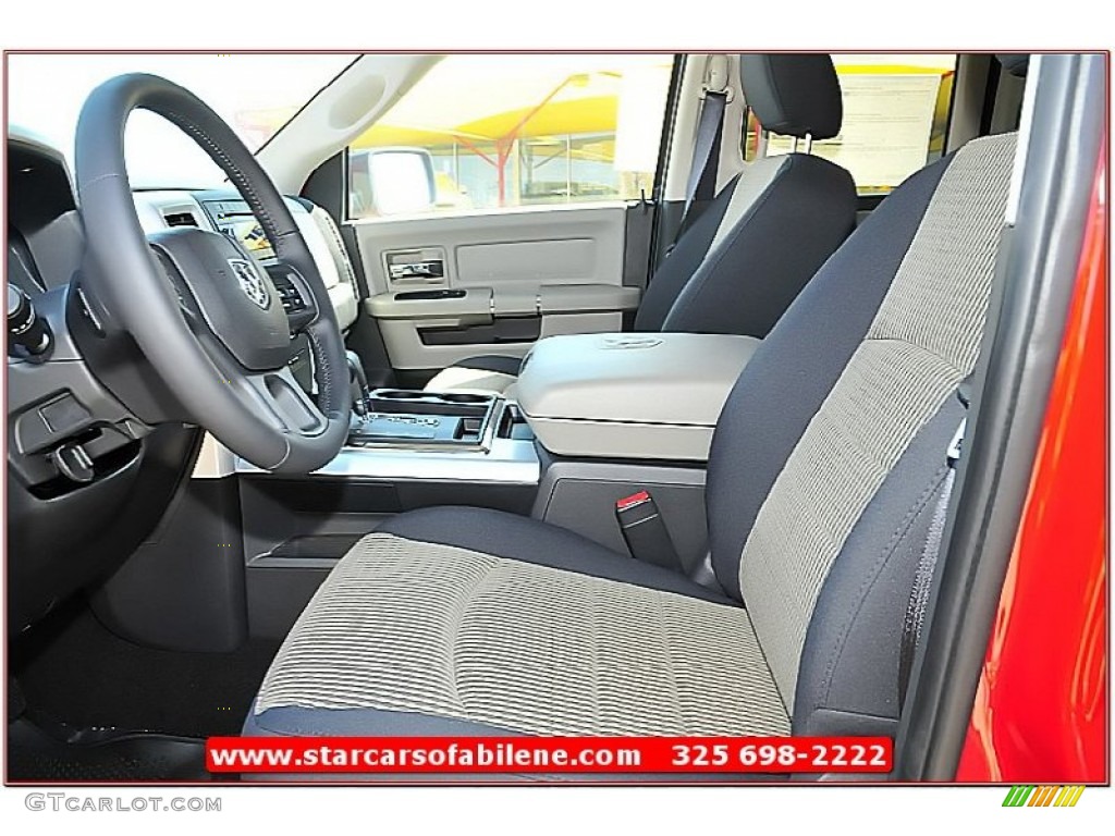 2012 Ram 1500 Lone Star Quad Cab 4x4 - Flame Red / Dark Slate Gray/Medium Graystone photo #14