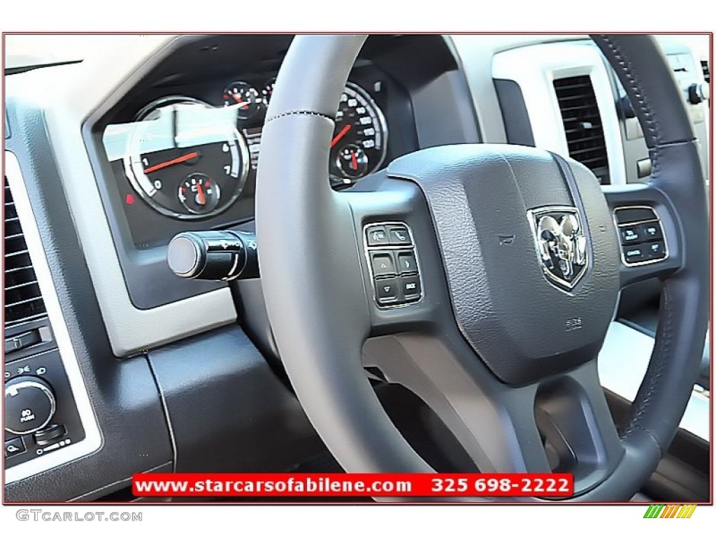 2012 Ram 1500 Lone Star Quad Cab 4x4 - Flame Red / Dark Slate Gray/Medium Graystone photo #17