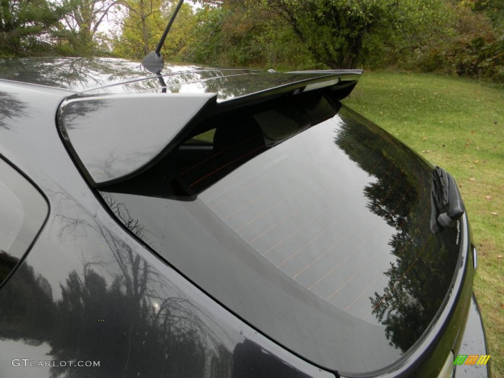 2009 Impreza WRX Wagon - Dark Gray Metallic / Carbon Black photo #25