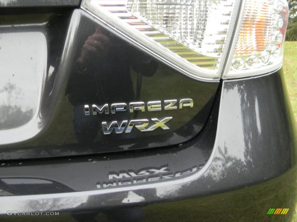 2009 Impreza WRX Wagon - Dark Gray Metallic / Carbon Black photo #26