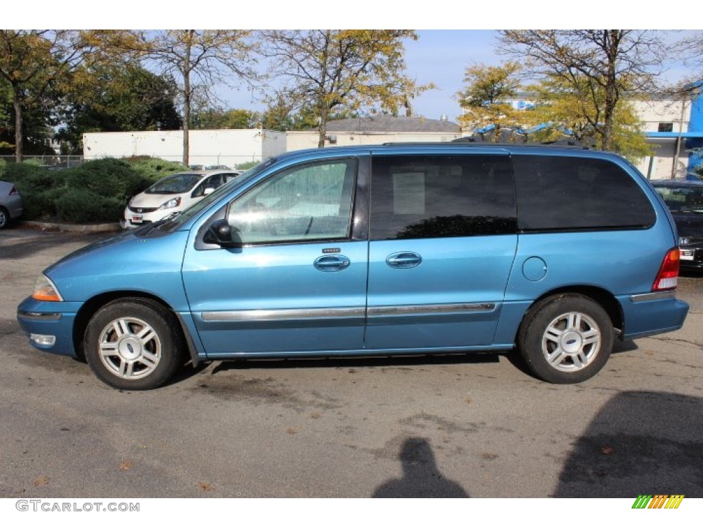 Light Sapphire Blue Metallic 2002 Ford Windstar SE Exterior Photo #71900619