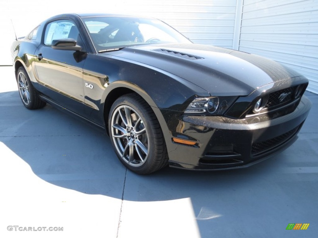 2013 Mustang GT Coupe - Black / Charcoal Black/Recaro Sport Seats photo #1