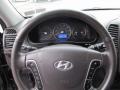 Cocoa Black 2011 Hyundai Santa Fe Limited AWD Steering Wheel