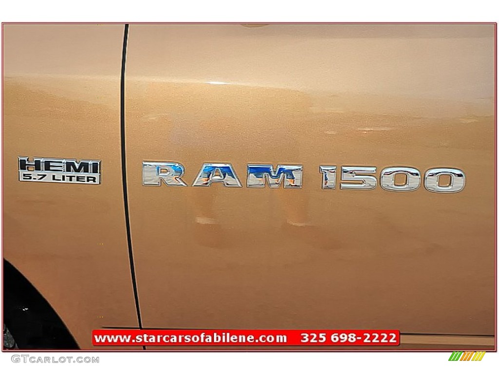 2012 Ram 1500 Lone Star Quad Cab 4x4 - Saddle Brown Pearl / Light Pebble Beige/Bark Brown photo #3