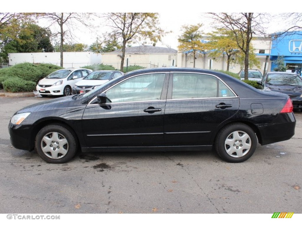 2006 Accord LX Sedan - Nighthawk Black Pearl / Ivory photo #8