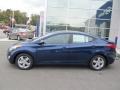 2013 Atlantic Blue Hyundai Elantra GLS  photo #2