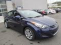 2013 Indigo Night Hyundai Elantra GLS  photo #3