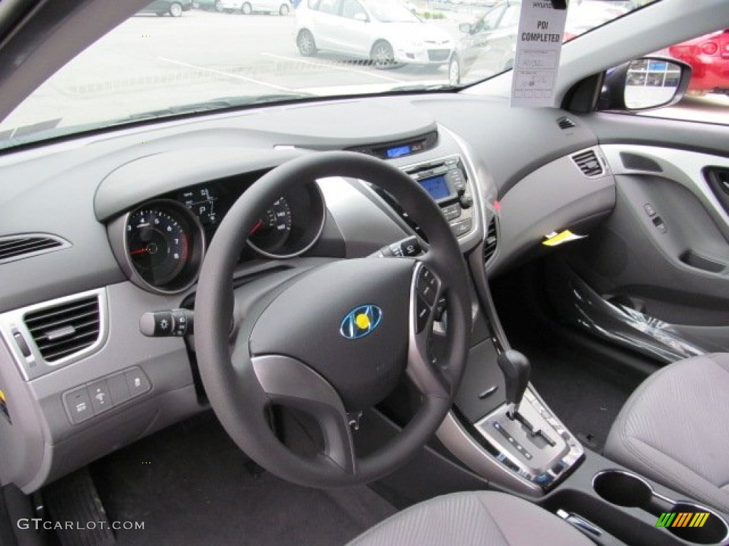 2013 Elantra GLS - Indigo Night / Gray photo #6