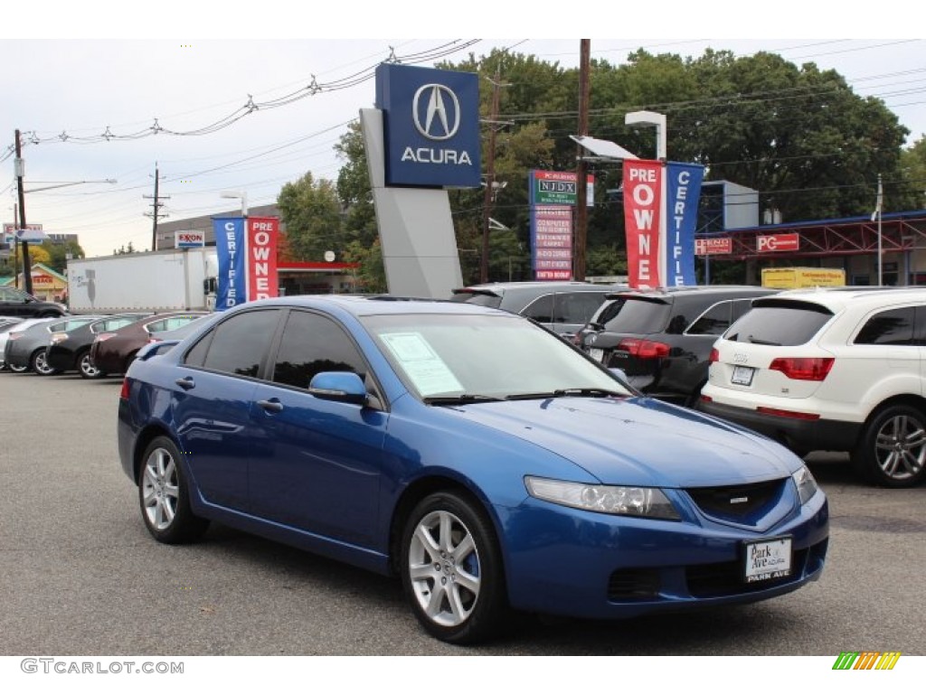 2004 TSX Sedan - Arctic Blue Pearl / Ebony photo #1