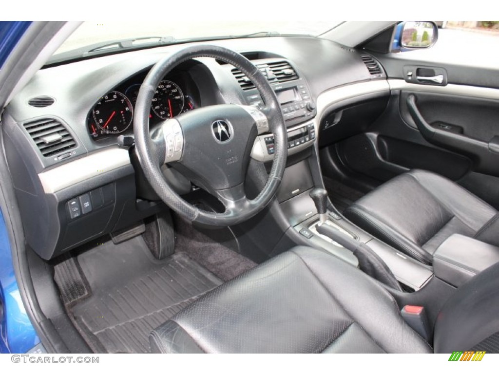 Ebony Interior 2004 Acura TSX Sedan Photo #71904078