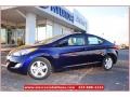 2013 Indigo Night Hyundai Elantra GLS  photo #1