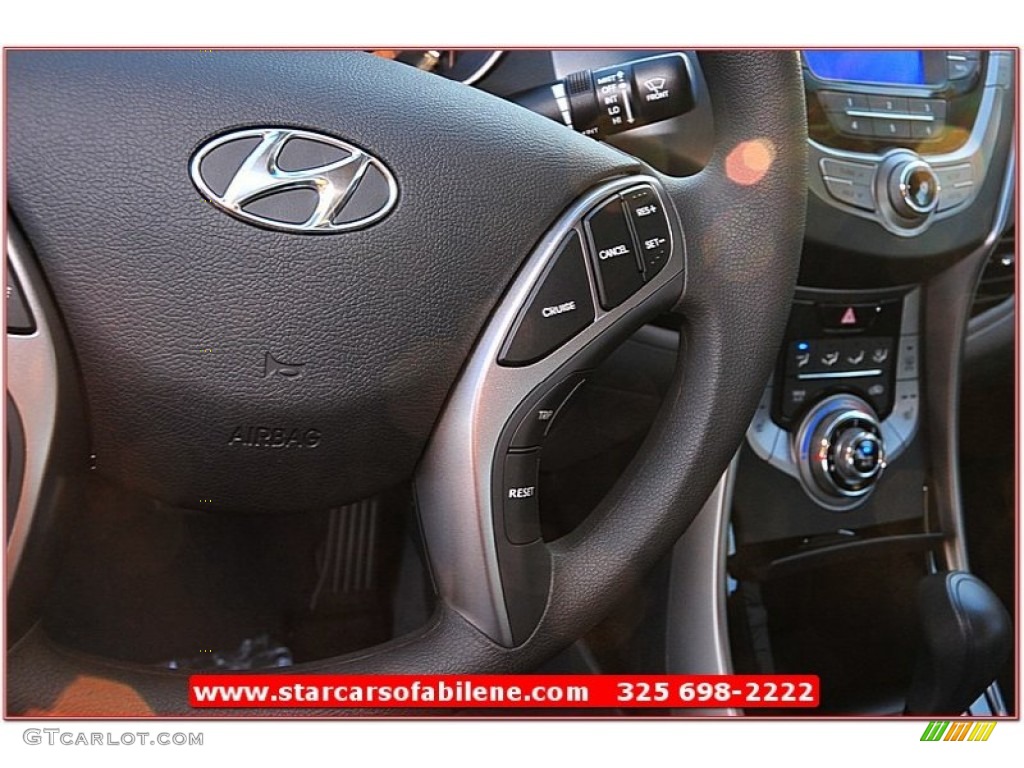 2013 Elantra GLS - Indigo Night / Gray photo #18